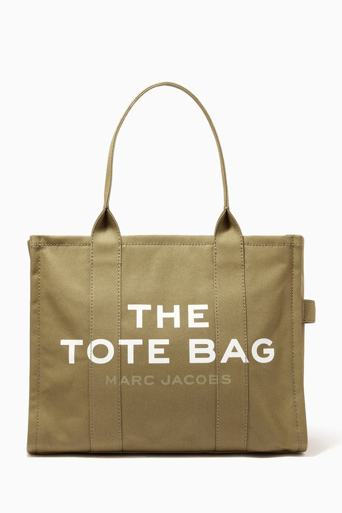 

The Traveler Tote Bag in Canvas, Green