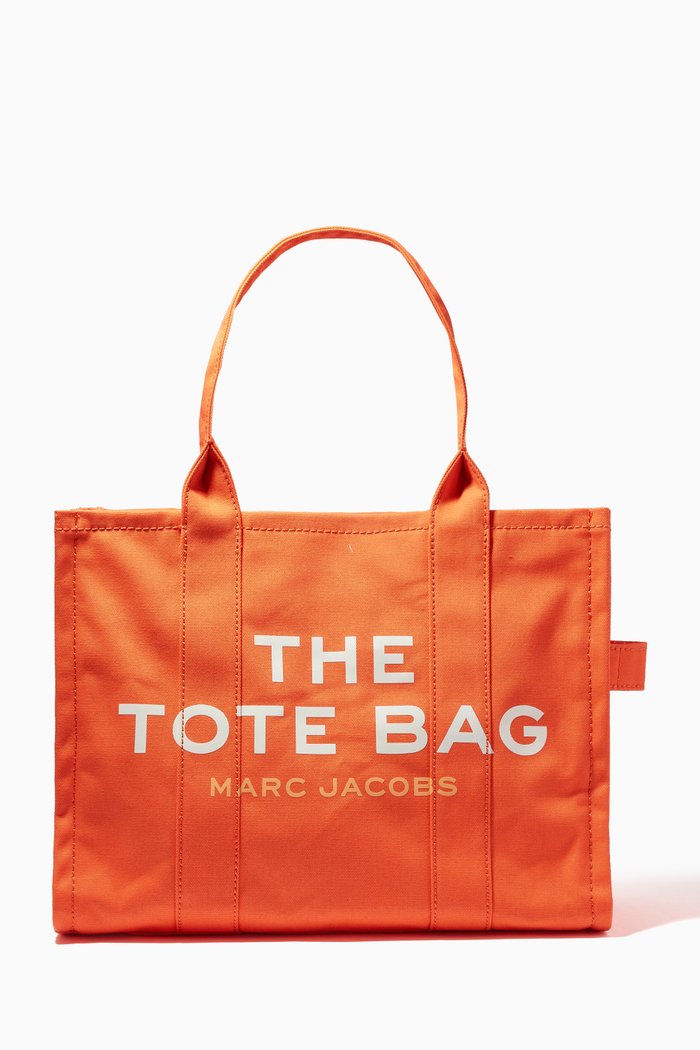 

The Traveler Tote Bag in Canvas, Orange