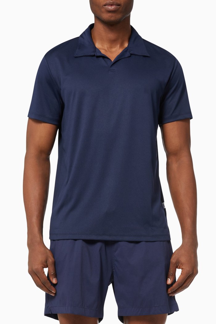 

Swim Polo Shirt, Blue
