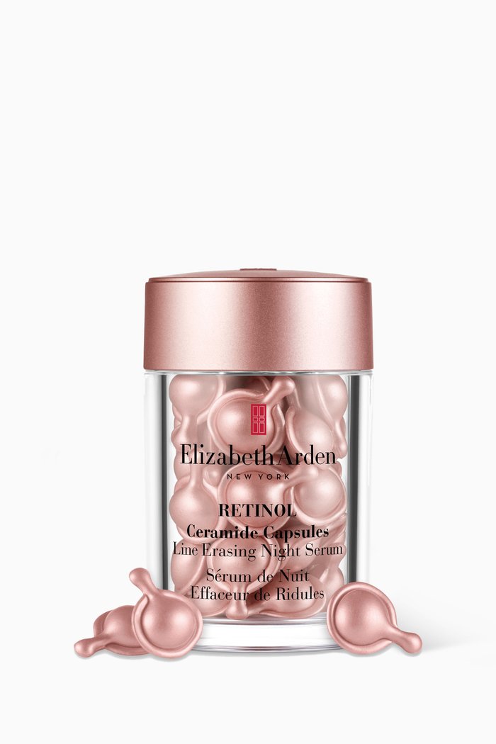 

Retinol Ceramide Line Erasing Night Serum - 30 Capsules, Colourless