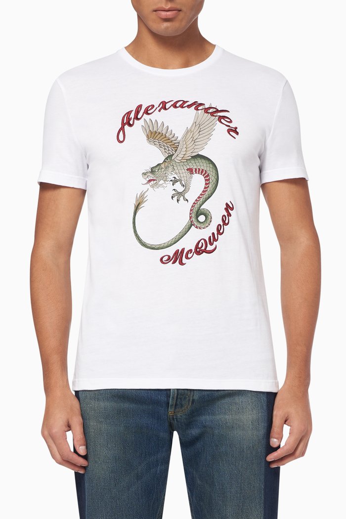 

Dragon Cotton Jersey T-Shirt, Multicolour
