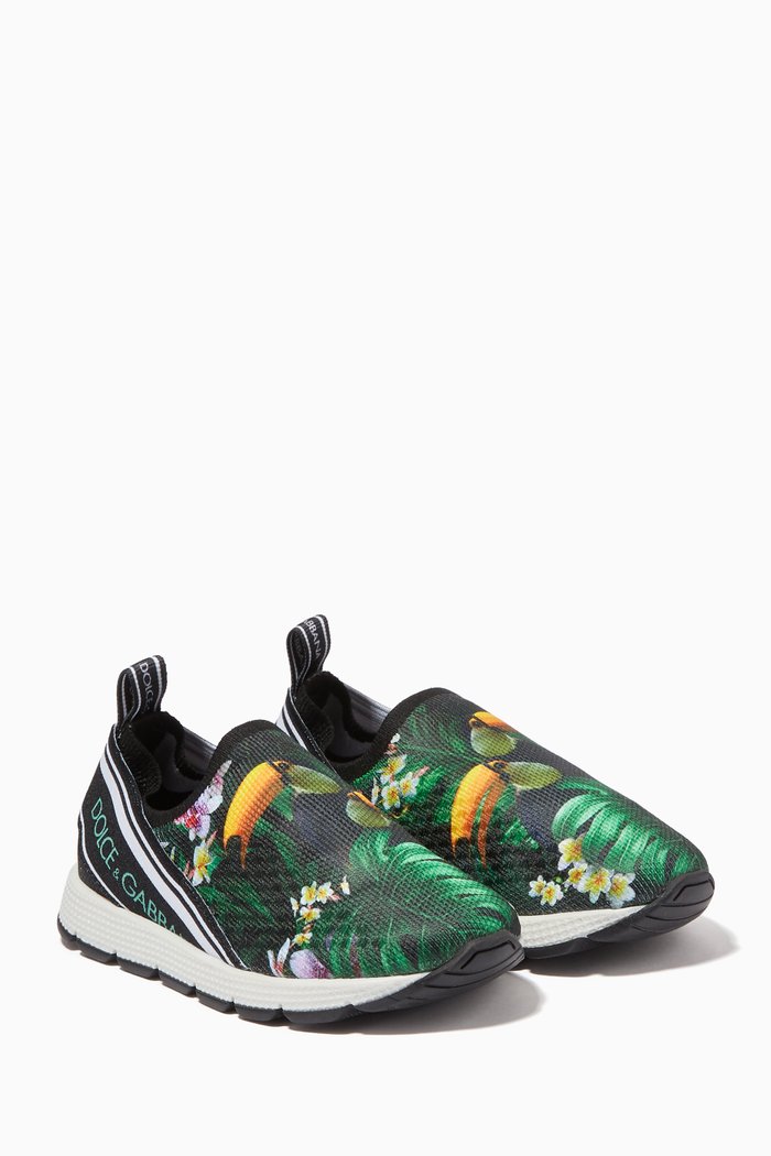 Exotic Birds Sorrento Sneakers, Black