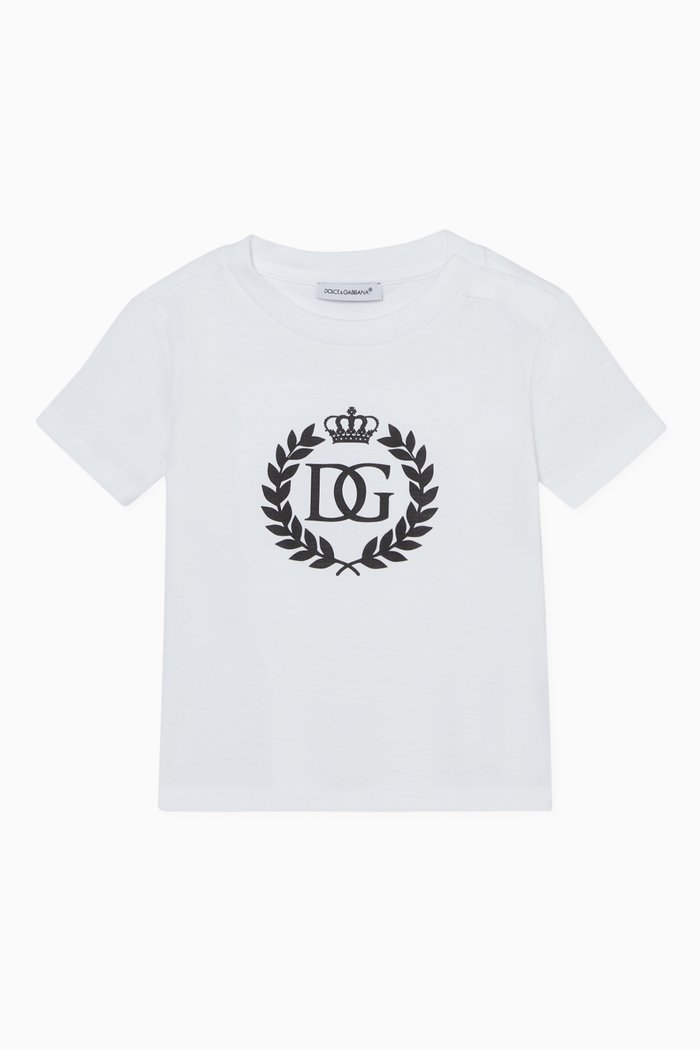 

Graphic Print Cotton T-Shirt, White