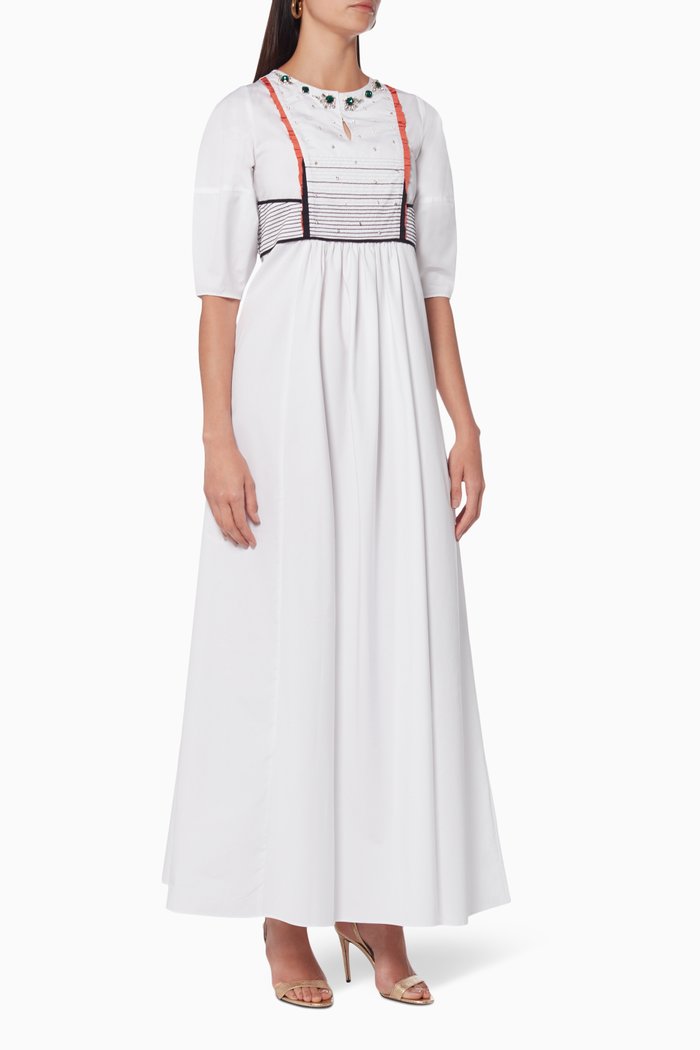 

Willow Embellished Maxi Dress, White