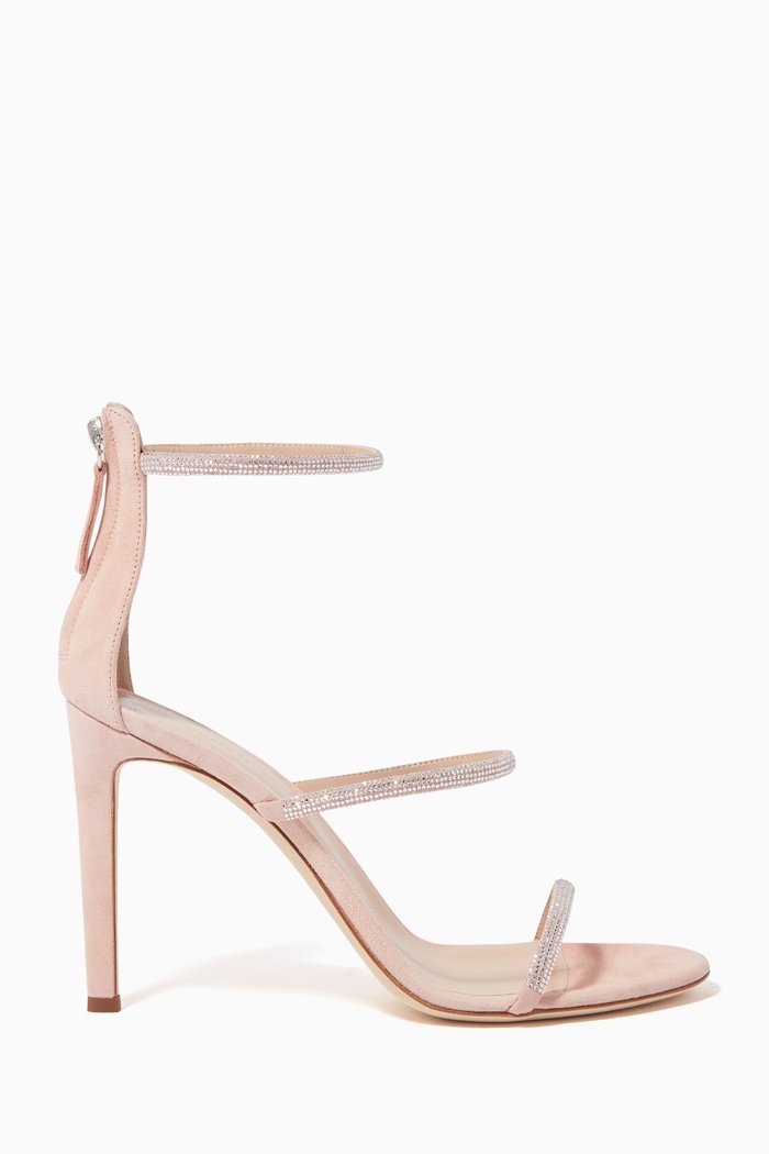 

Harmony Strass Stiletto Sandals, Neutral