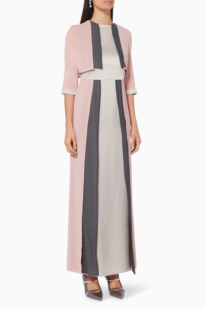 

Layered Maxi Dress, Pink