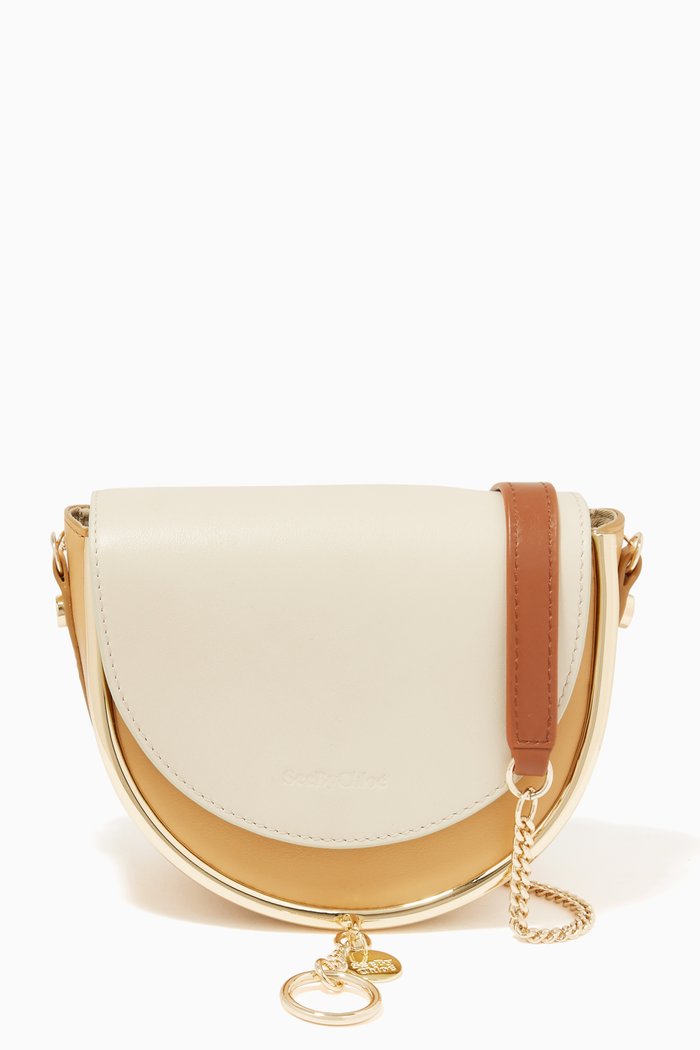 

Mara Crossbody Bag in Smooth Calfskin, Neutral