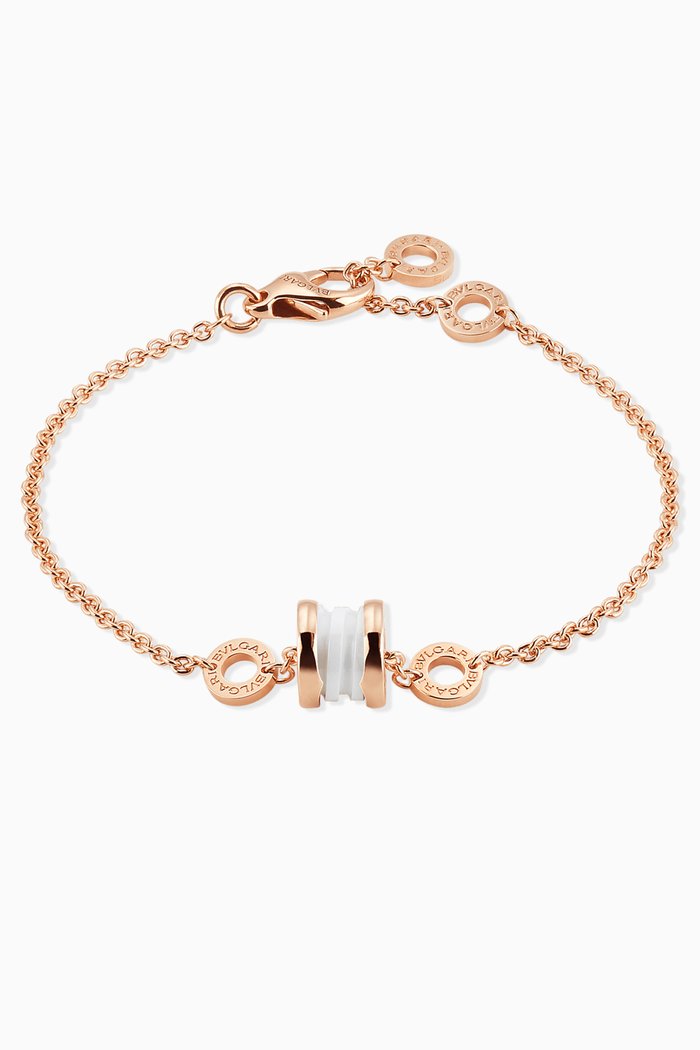 

B.zero1 Ceramic Soft Bracelet, Rose gold
