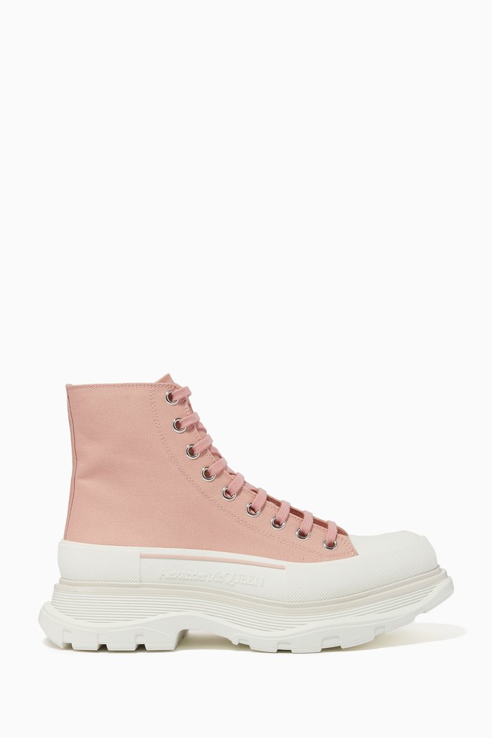 

Tread Slick Canvas Boots, Pink