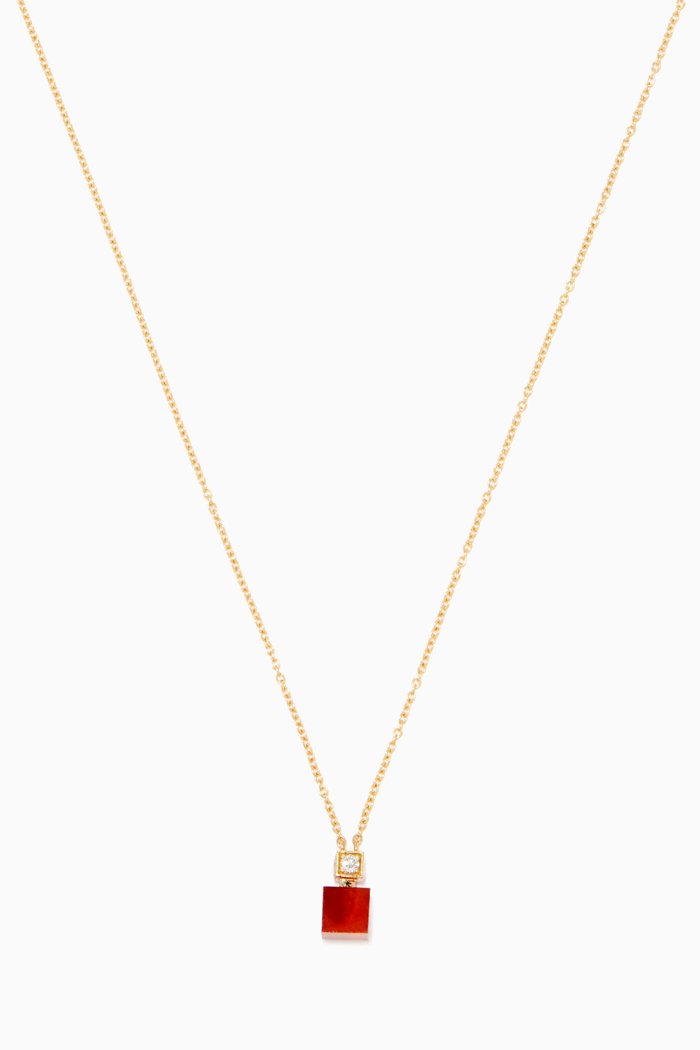 

Future Heritage Carnelian & Diamond Necklace, Yellow
