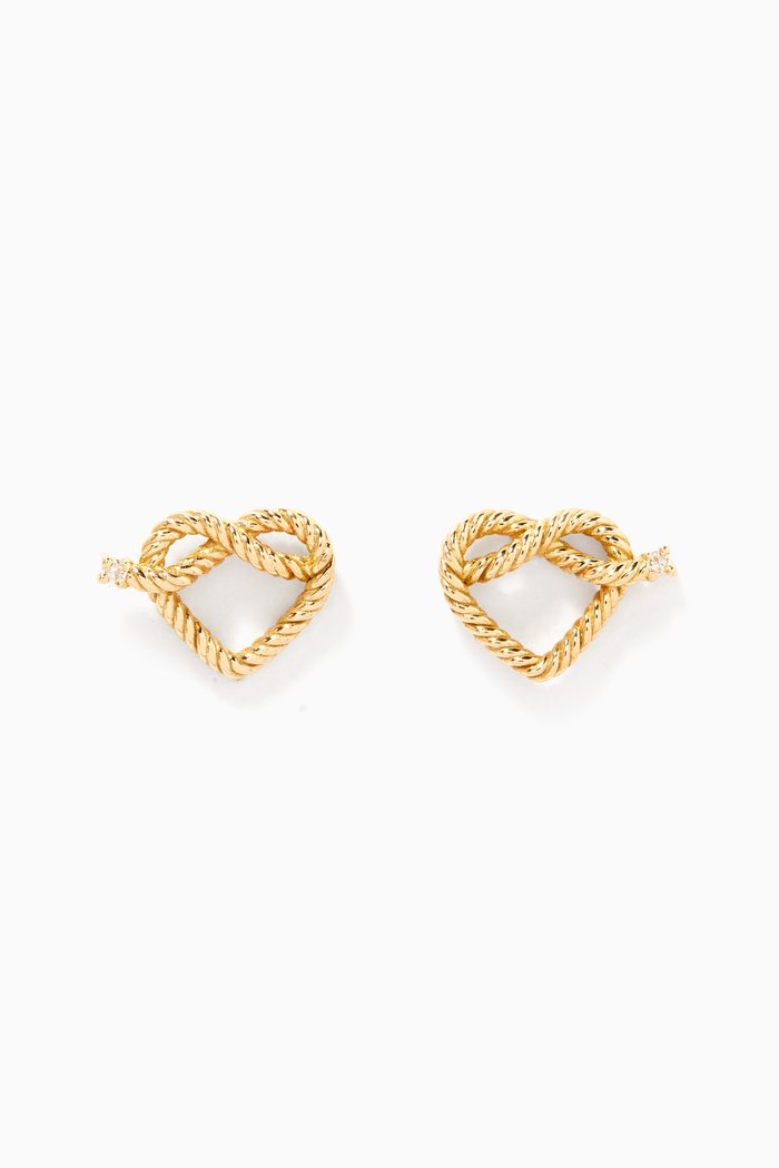 

Promise Diamond Stud Earring, Yellow