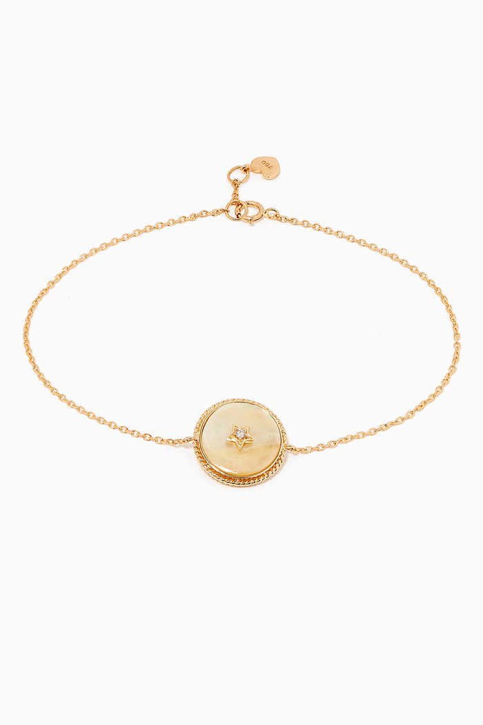 

Star Deera Mother Of Pearl Bracelet, Yellow