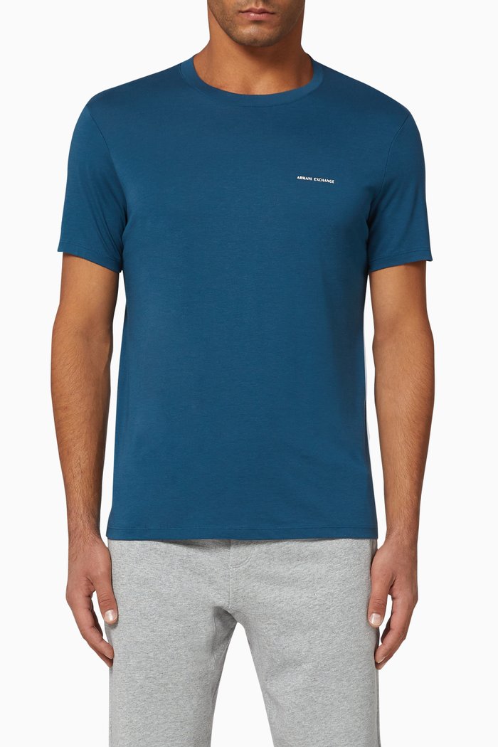 

Logo Cotton T-Shirt, Blue