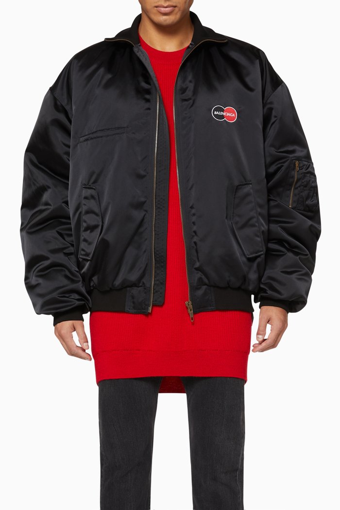 

Uniform Logo Bomber, Black