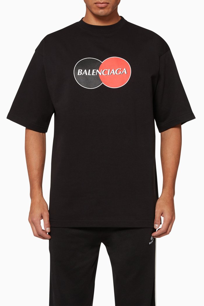 

Oversized Uniform Logo T-Shirt, Black