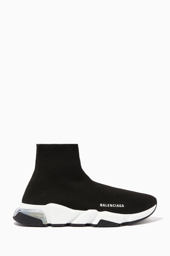 

Speed Clear Sole Sneakers in Technical Knit, Multicolour