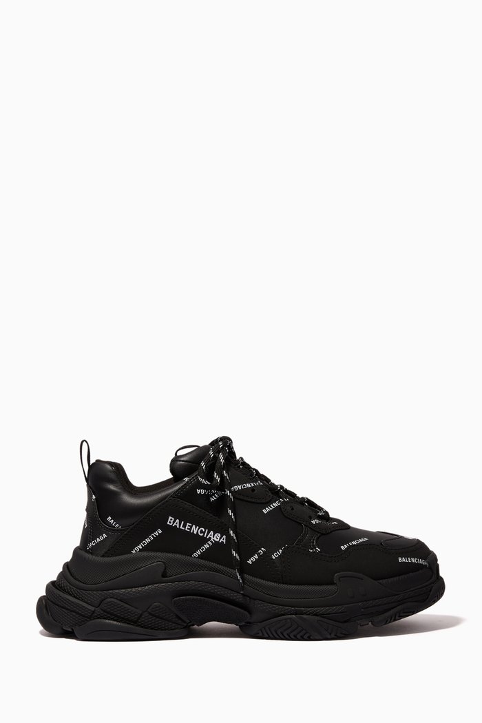 

Triple S Allover Logo Sneakers, Multicolour