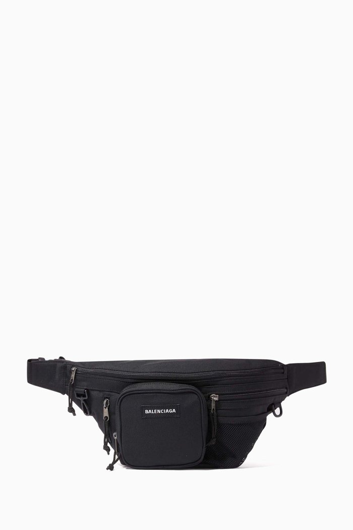 

Explorer Multizip Beltpack in Recycled Nylon, Black