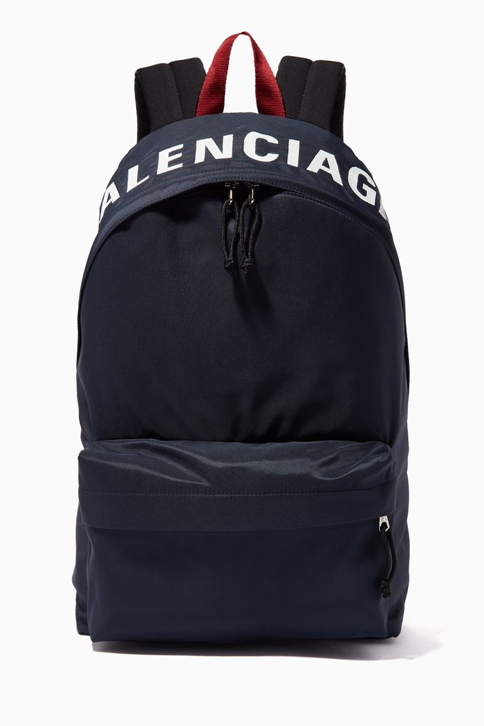 

Wheel Backpack in Recycled Nylon, Blue