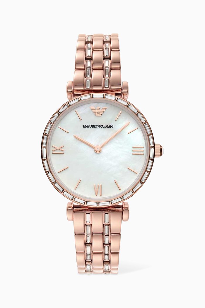 

Gianni Quartz Watch, Rose gold