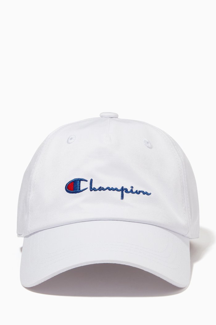 

Script Logo Baseball Cap, White