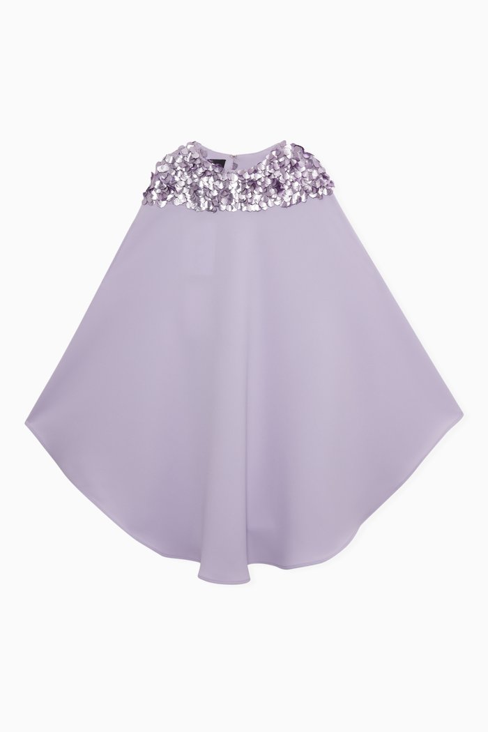 

Metallic Embellished Kaftan, Purple