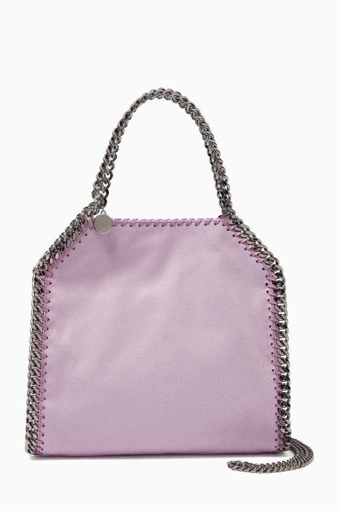 

Mini Falabella Tote Bag in Shaggy Deer, Purple