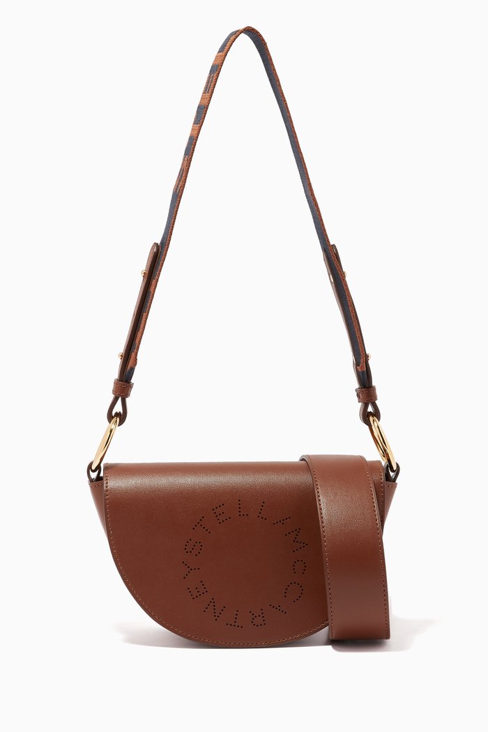

Mini Marlee Shoulder Bag in Eco Leather, Brown