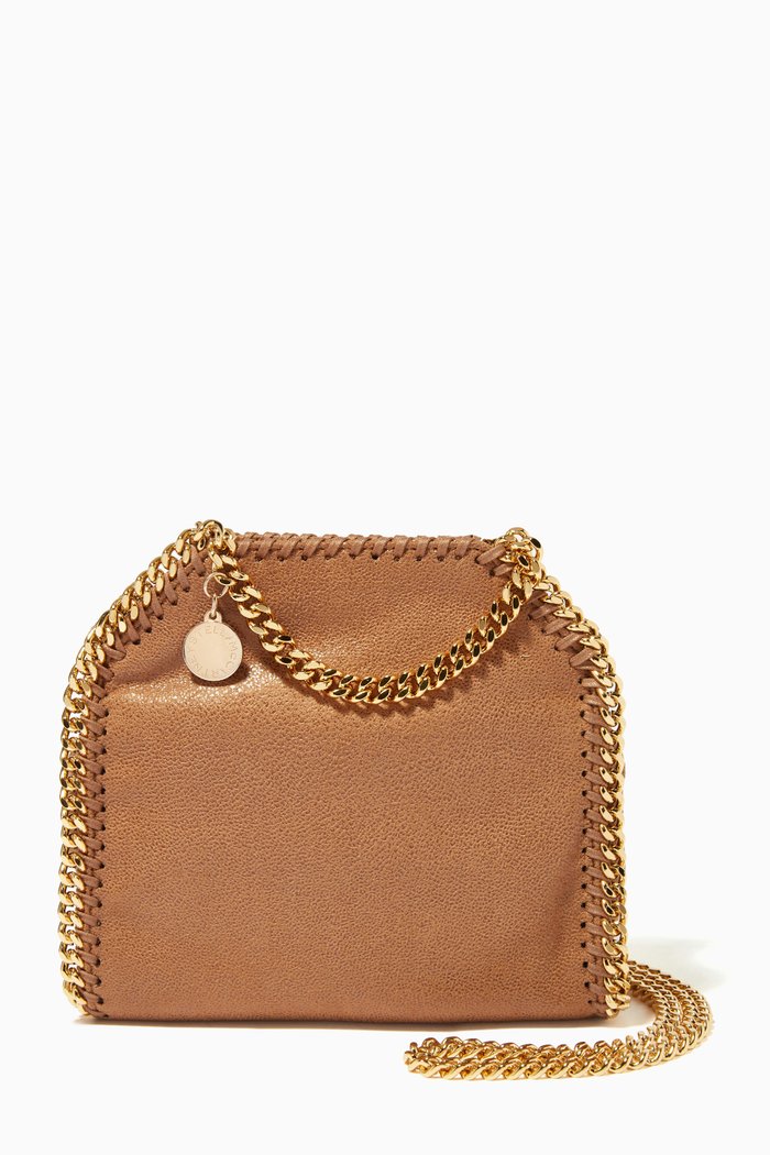 

Falabella Tiny Tote in Shaggy Deer, Brown
