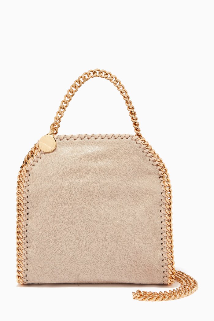 

Falabella Tiny Tote in Shaggy Deer, Neutral