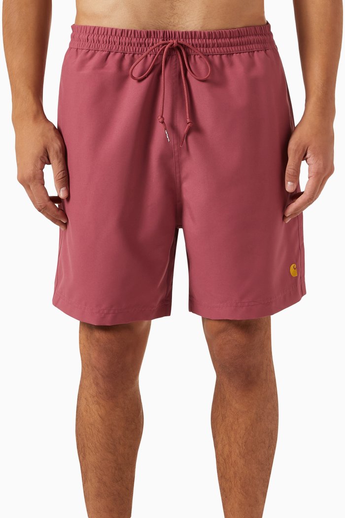 

Chase Swim Trunks in Polyester, Red