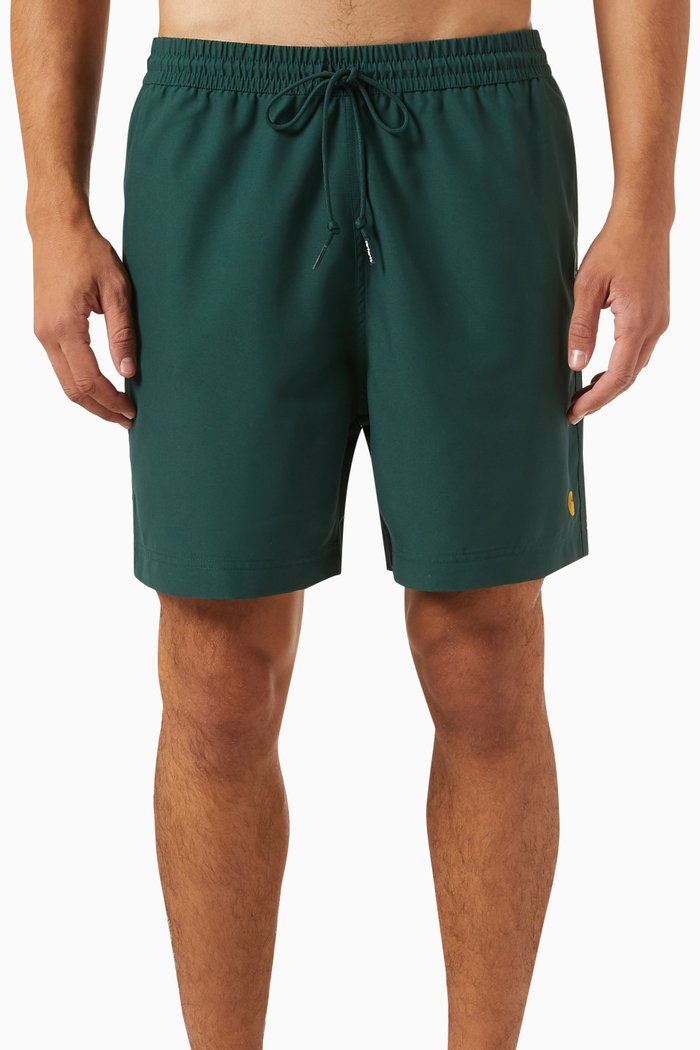 

Chase Swim Trunks in Polyester, Green