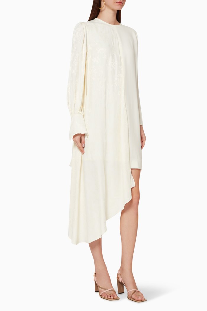 

Diana Asymmetric Dress, White