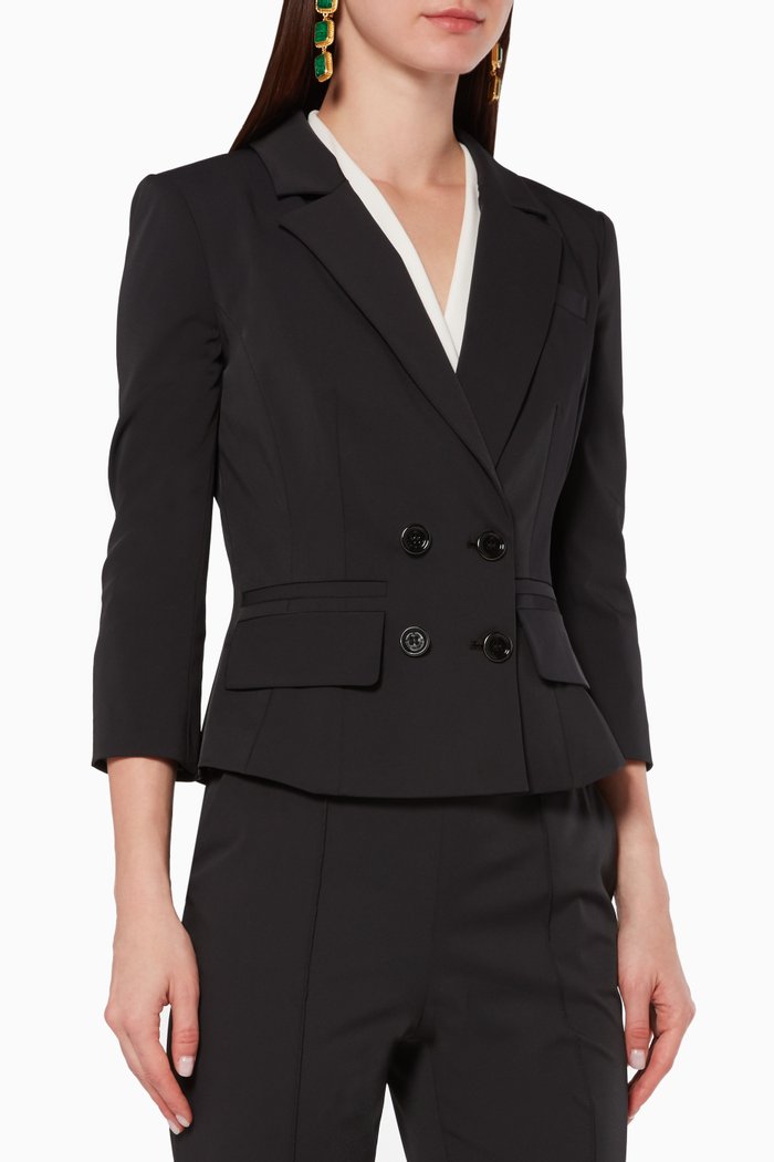 

Double-Breasted Jacket, Black