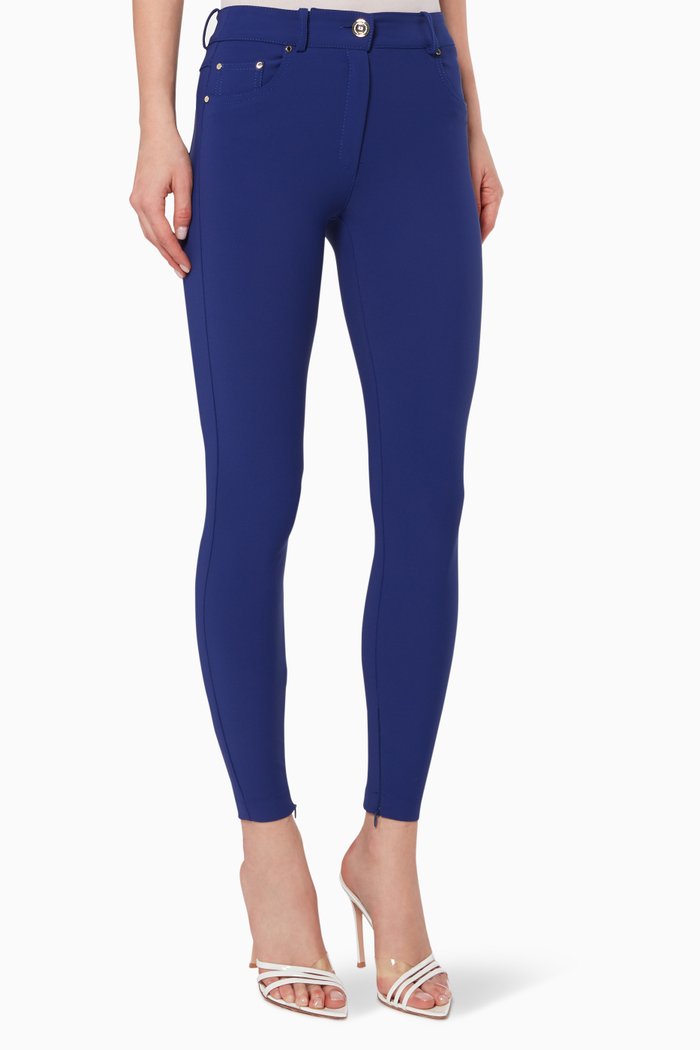 

Skinny Stretch Pants, Blue