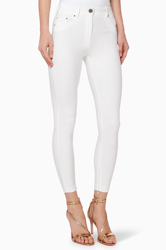 

Skinny Stretch Pants, White