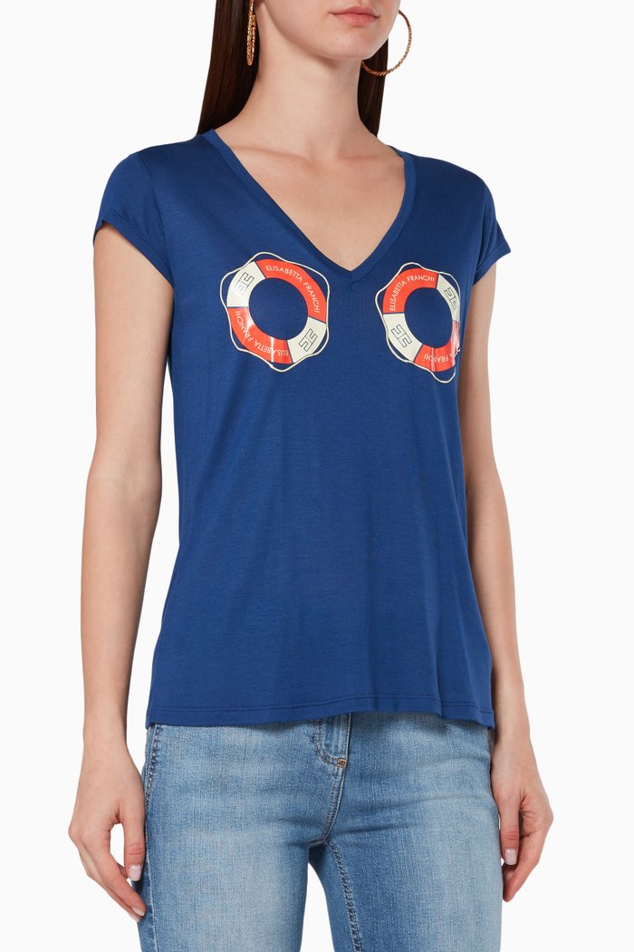 

Life Jacket Jersey T-Shirt, Blue