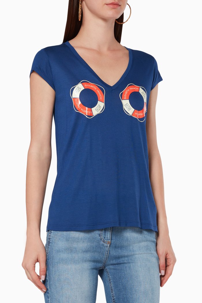 

Life Jacket Jersey T-Shirt, Blue