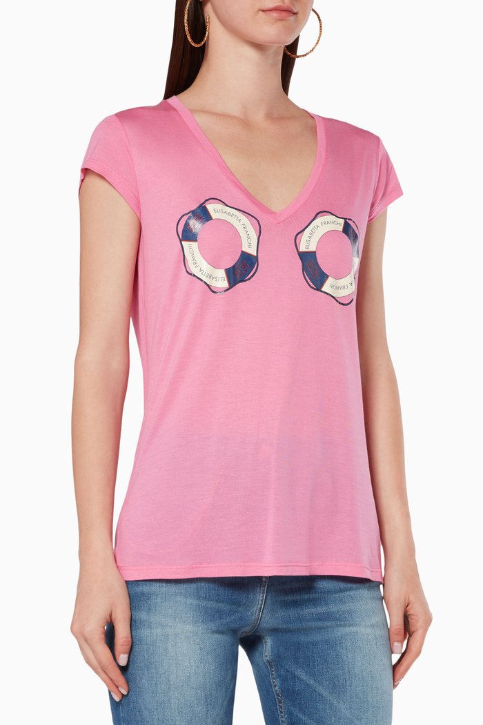

Life Jacket Jersey T-Shirt, Pink