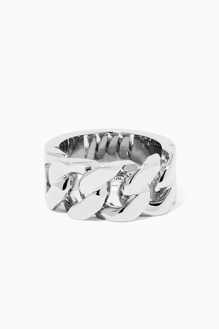 

Identity Chain Ring, Silver