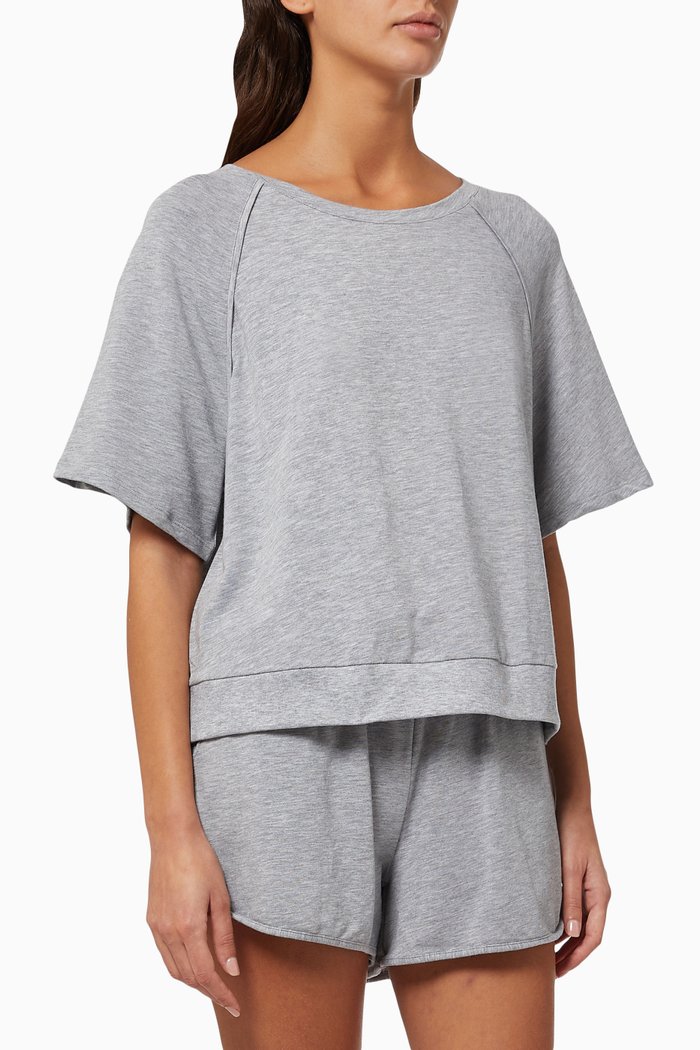 

Blair Meadow Sweatshirt in Cotton Terry, Grey