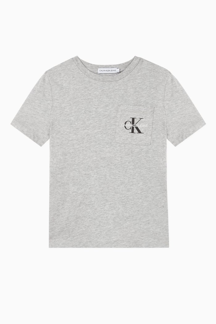

Logo Pocket Jersey T-Shirt, Grey