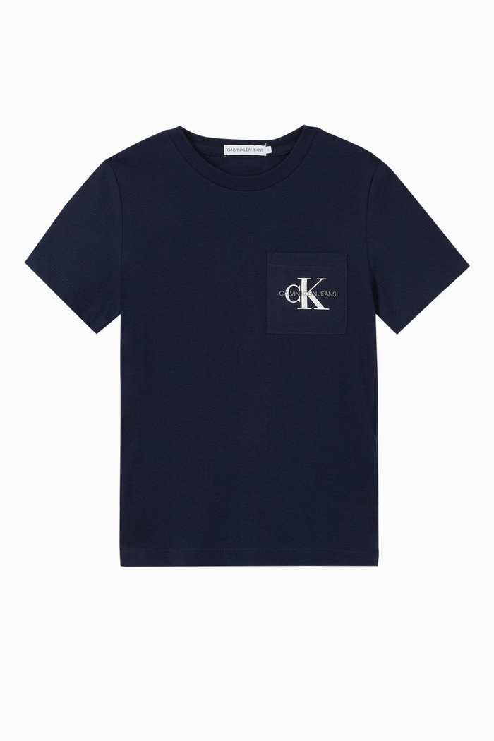 

Logo Pocket Jersey T-Shirt, Blue