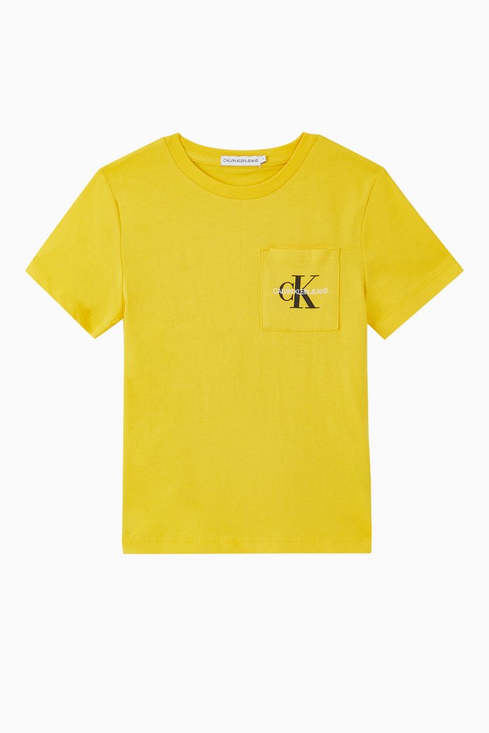 

Logo Pocket Jersey T-Shirt, Yellow