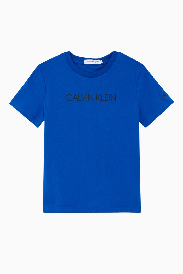 

Logo Print T-Shirt, Blue