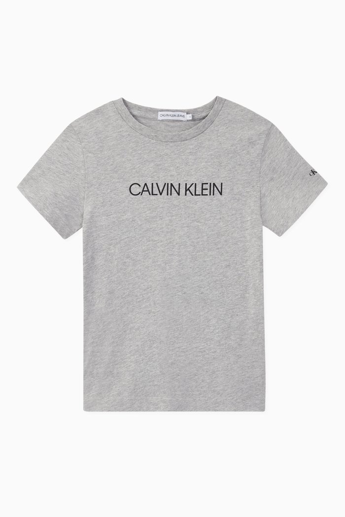 

Logo Cotton T-Shirt, Grey