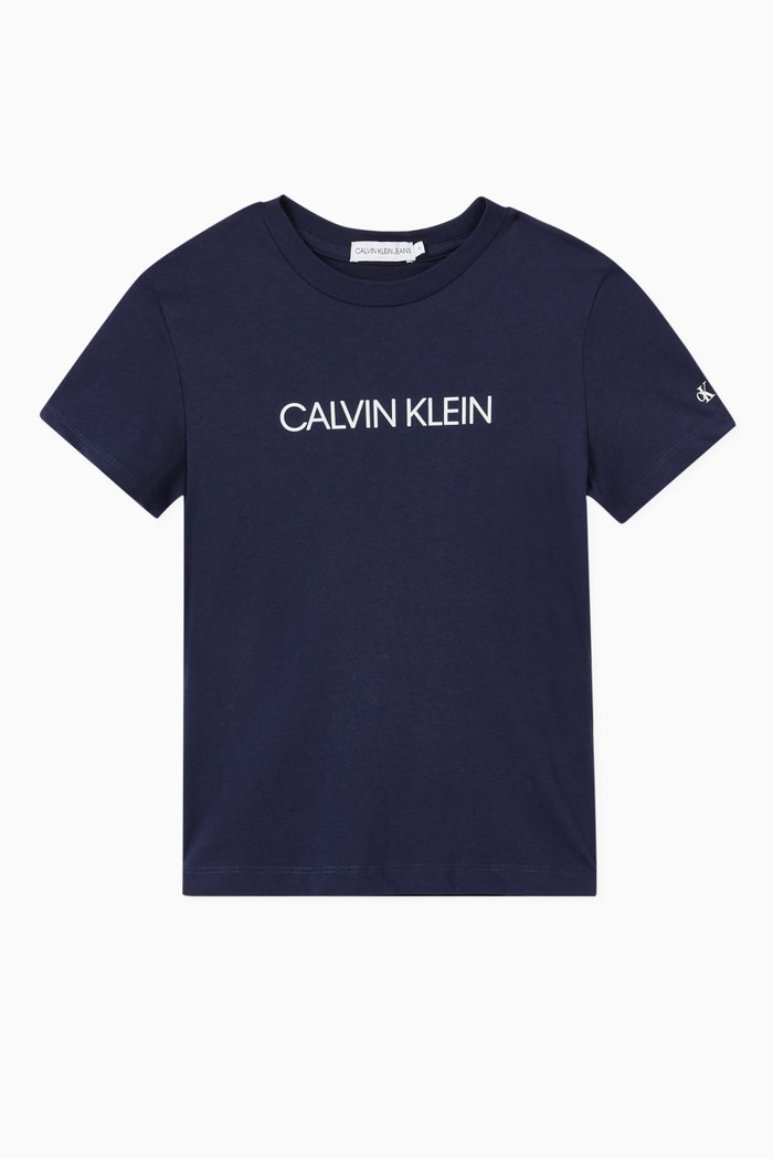 

Logo Print T-Shirt, Blue