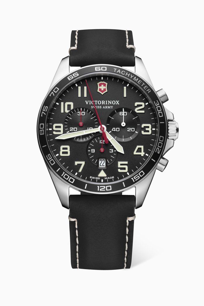 

Fieldforce Chronograph Watch, Black