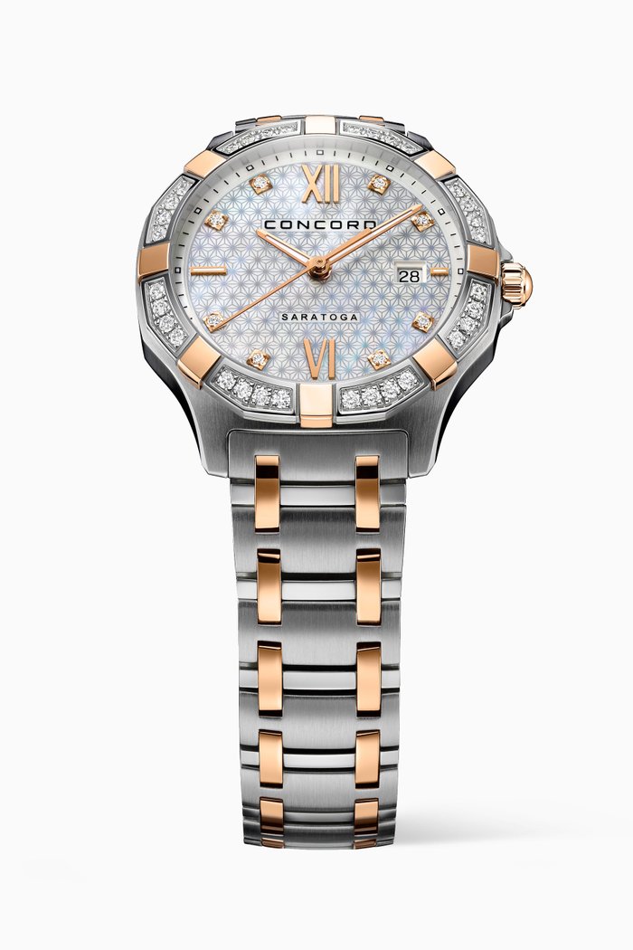 

Saratoga Diamond Watch, White