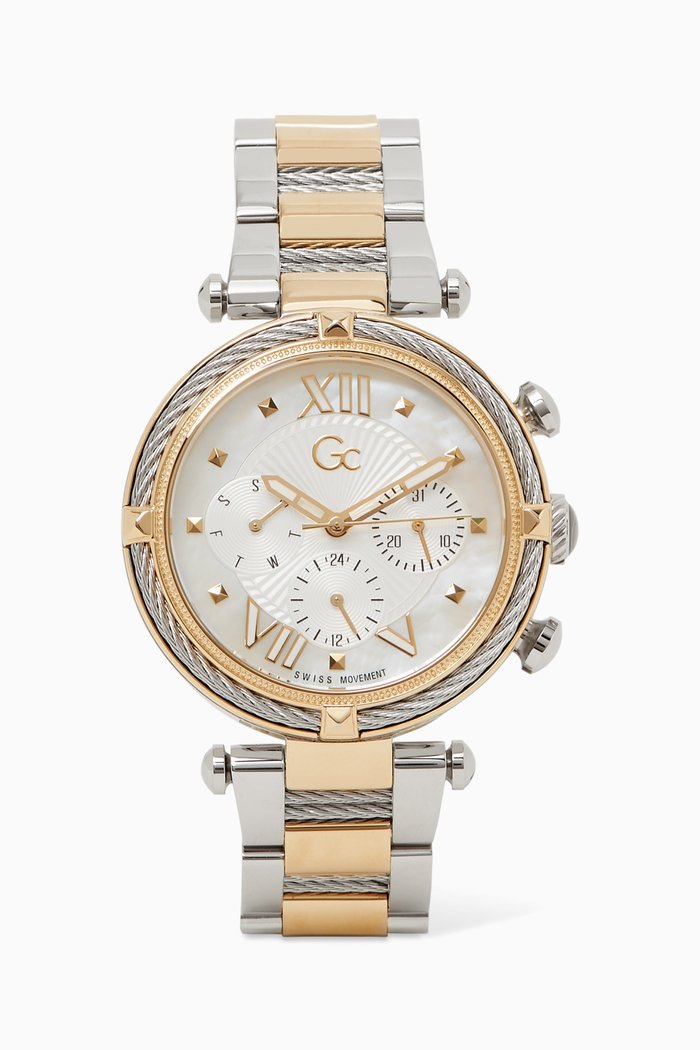 

Cablechic Ceramic Watch, Gold
